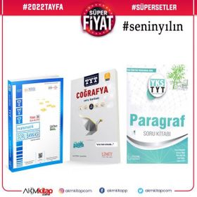 TYT Cografya ve Üç Dört Beş TYT Matematik Soru Bankası 2 Kitap Set-Limit Yayınları