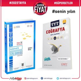 TYT Cografya ve Üç Dört Beş TYT Matematik Soru Bankası 2 Kitap Set-Limit Yayınları