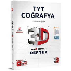 TYT Coğrafya Video Destekli Defter - 3D Yayınları