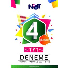 TYT Çözümlü 4 Deneme Binot Yayınları