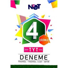 TYT Çözümlü 4 Deneme Binot Yayınları