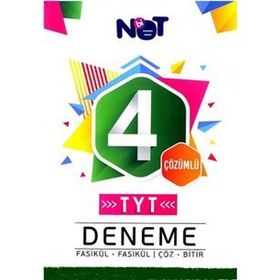 TYT Çözümlü 4 Deneme Binot Yayınları