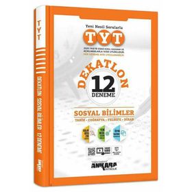 TYT Dekatlon Sosyal Bilimler 12 Deneme Sınavı Ankara Yayıncılık