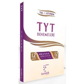 TYT Denemeleri 12 Deneme Çözümlü Karekök Yayınları