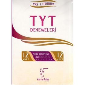 TYT Denemeleri 12 Deneme Çözümlü Karekök Yayınları
