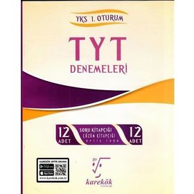 TYT Denemeleri 12 Deneme Çözümlü Karekök Yayınları