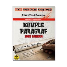 TYT DGS ALES KPSS Msü Komple Paragraf Soru Bankası - Tasarı Eğitim Yayınları