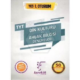 TYT Din Kültürü ve Ahlak Bilgisi 1.Oturum 50'li Deneme-Karekök Yayınları
