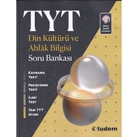 TYT Din Kültürü ve Ahlak Bilgisi Soru Bankası Tudem Yayınları
