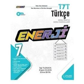 TYT Enerji Türkçe Konu Özetli Soru Fasikülleri 7 Fasikül - Palme Yayıncılık