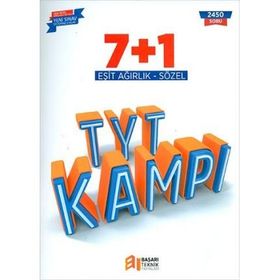 TYT Eşit Ağırlık Sözel 7+1 Kampı Başarı Teknik Yayınları