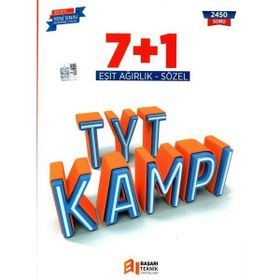 TYT Eşit Ağırlık Sözel 7+1 Kampı Başarı Teknik Yayınları