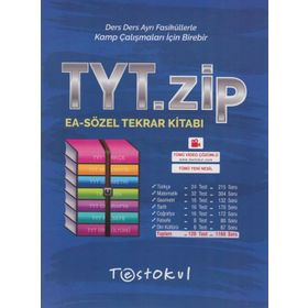 TYT Eşit Ağırlık Sözel Zip Tekrar Kitabı Test Okul Yayınları