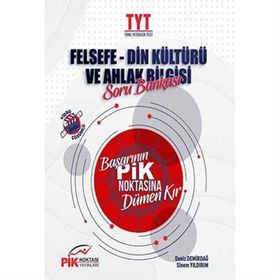 TYT Felsefe Din Kültürü ve Ahlak Bilgisi Soru Bankası-Pik Noktası Yayınları