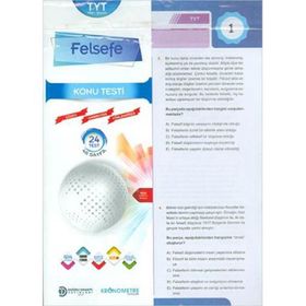 TYT Felsefe Grubu Yaprak Test Kronometre Yayınları