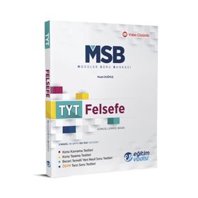 TYT Felsefe Güncel MSB Modüler Soru Bankası-Eğitim Vadisi