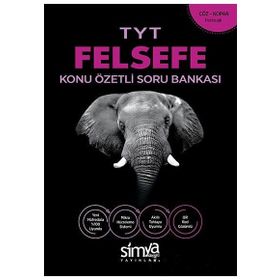 TYT Felsefe Konu Özetli Soru Bankası Simya Yayınları