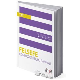 TYT Felsefe Konu Özetli Soru Bankası Simya Yayınları