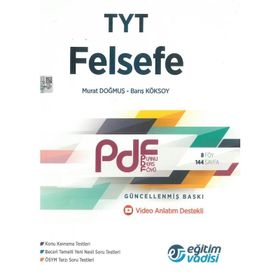 TYT Felsefe Planlı Derse Föyü - Eğitim Vadisi Yayınları