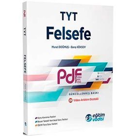 TYT Felsefe Planlı Derse Föyü - Eğitim Vadisi Yayınları