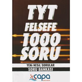 TYT Felsefe Soru Bankası-Çapa Yayınları