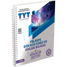 TYT Felsefe ve Din Kültürü Öğrencim Defteri-Murat Yayınları