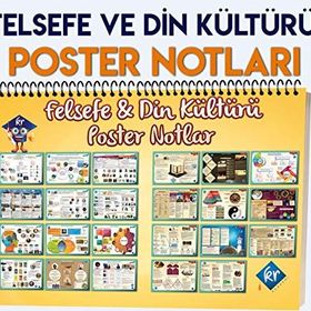 TYT Felsefe ve Din Kültürü Poster Notlar Kr Akademi Yayınları