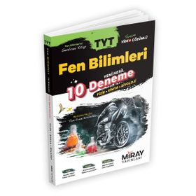 TYT Fen Bilimleri 10 Deneme-Miray Yayınları