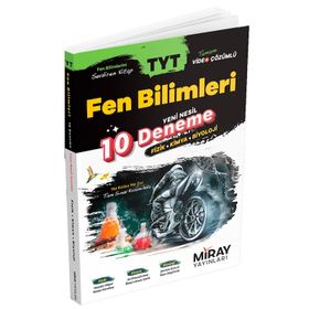 TYT Fen Bilimleri 10 Deneme-Miray Yayınları