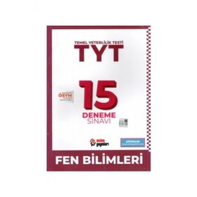 TYT Fen Bilimleri 15 Deneme Sınavı Metin Yayınları