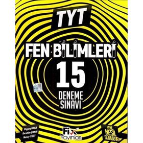 TYT Fen Bilimleri 15 Denemeleri Fix Yayınlar