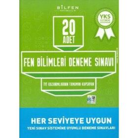 TYT Fen Bilimleri 20 Deneme + Limit Yayınları TYT 5 Deneme 2021 - Azza Yayınları