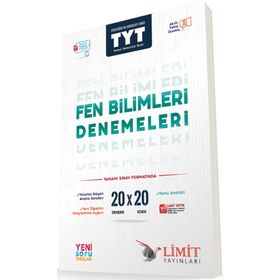 Tyt Fen Bilimleri 20 x 20'li Denemeleri - Limit Yayınları
