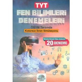 TYT Fen Bilimleri 20'li Denemeleri-Tammat Yayınları