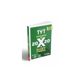 TYT Fen Bilimleri 20x20 Düzey Denemeleri Sınav Dergisi Yayınları