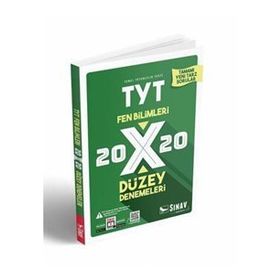 TYT Fen Bilimleri 20x20 Düzey Denemeleri Sınav Dergisi Yayınları
