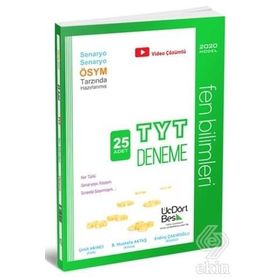 TYT Fen Bilimleri 25 Deneme - ÜçDörtBeş Yayınları