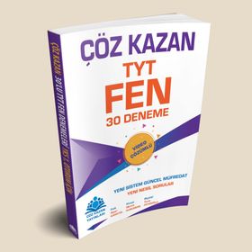 TYT Fen Bilimleri 30 Deneme Çöz Kazan Yayınları