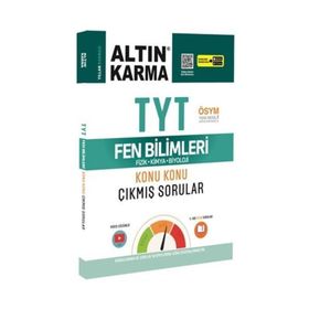 TYT Fen Bilimleri Çıkmış Sorular - Altın Karma Yayınları