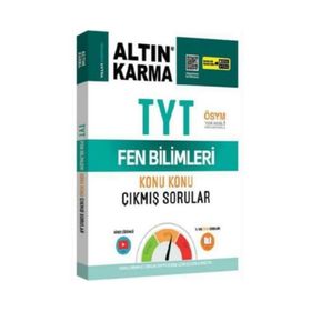 TYT Fen Bilimleri Çıkmış Sorular - Altın Karma Yayınları