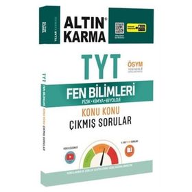 TYT Fen Bilimleri Çıkmış Sorular - Altın Karma Yayınları