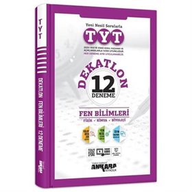 TYT Fen Bilimleri Dekatlon 12 Deneme-Ankara Yayınları