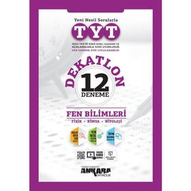 TYT Fen Bilimleri Dekatlon 12 Deneme-Ankara Yayınları