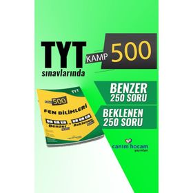 Tyt Fen Bilimleri Kamp 500 Denemesi Canım Hocam Yayınları