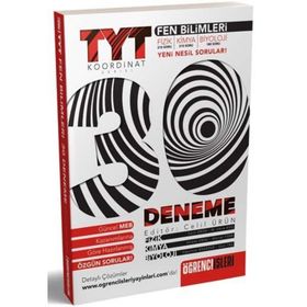 TYT Fen Bilimleri Koordinat Serisi 30 Deneme Öğrenci İşi Yayınları