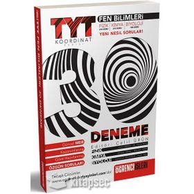 TYT Fen Bilimleri Koordinat Serisi 30 Deneme Öğrenci İşi Yayınları