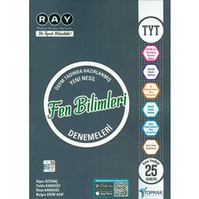 TYT Fen Bilimleri Ray Yirmi Beşli Denemeleri Toprak Yayıncılık