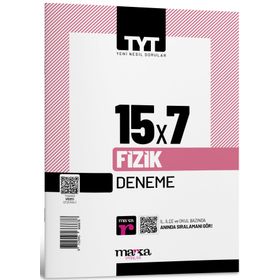 TYT Fizik 15 Deneme Tamamı Video Çözümlü Marka Yayınları