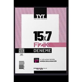 TYT Fizik 15x7 Deneme Tamamı Video Çözümlü - Marka Yayınları
