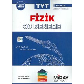 TYT Fizik 30 Deneme Sınavı-Miray Yayınları